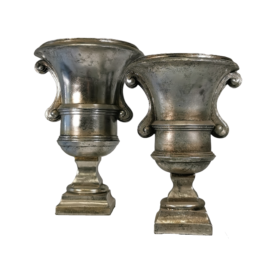 Pokal Vase silber